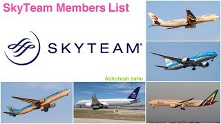 List Of Members Of SkyTeam Alliance 2018 [upl. by Annmarie]