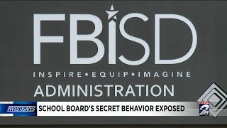 FBISD school boards secret behavior exposed [upl. by Anuahsat]