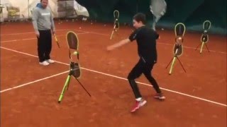 TopspinPro  Runaround forehand drill [upl. by Itram250]