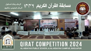 Qirat Competition 2024  AlHidayah Residential amp Public Schools  AlHidayah Campus Badlapur [upl. by Atteselrahc]