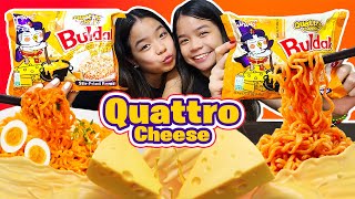 ASMR Quattro Cheese SPICY NOODLES  Samyang Quattro Cheese [upl. by Digdirb264]