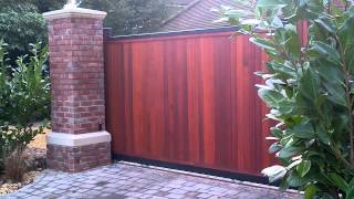 Electric Sliding Wooden Gate [upl. by Anai]