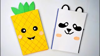 How to Make DIY Notebook Cover Back to school 2024 Make DIY Covers [upl. by Lletram]