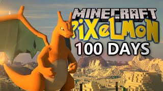 I Spent 100 DAYS In Minecraft Pokémon This Is What Happened [upl. by Anneirda]