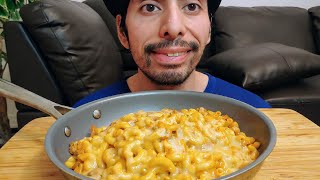 CHEESY MACARONI PASTA SAUSAGE TOMATO SAUCE ASMR MUKBANG EATING SHOW [upl. by Onafets]