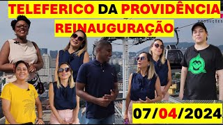 TELEFERICO DA PROVIDÊNCIA  REINAUGURAÇÃO [upl. by Ytsirc]