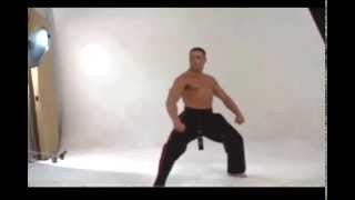 JeanClaude Van Damme  Karate Demonstration Photo Shoot [upl. by Nylanaj]