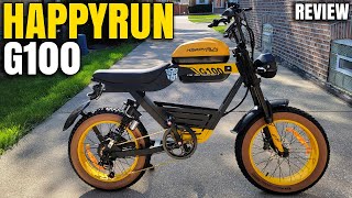 This Dual Battery eBike Is Impressive  HappyRun G100 eBike Review [upl. by Ennoryt633]