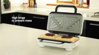 Breville High Gloss DuraCeramic Sandwich Toaster EU VST074X [upl. by Nomannic]