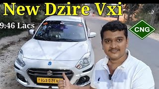 ✨New Dzire Vxi CNG 🚗Car full information video Watch till end amp subscribe my channel🎥 [upl. by Drofnats]