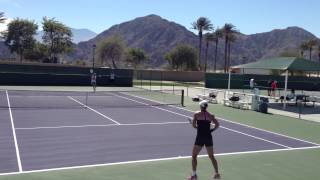 Sam Stosur  Indian Wells Practice 3513 Part I [upl. by Akira828]