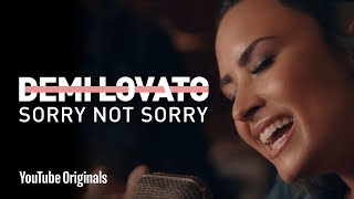 Demi Lovato  quotSorry Not Sorryquot Live in the Studio [upl. by Huppert969]