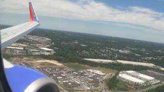 Southwest Airlines Medical Emergancy landing at BaltimoreWashington International Airport BWI [upl. by Rinaldo]