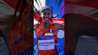 Sifan Hassans Historic Marathon Victory  Olympic Record at Paris 2024  Triple Medal Triumph [upl. by Yerag]