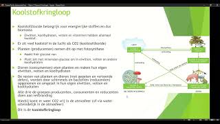 Klas 3 Mavo Thema 6 Ecologie Basisstof 3 Koolstof amp Stikstofkringloop [upl. by Verbenia]