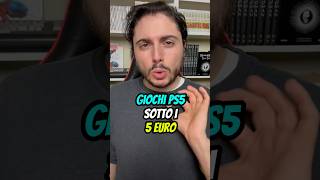 Sconti ps5 i migliori giochi a meno di 5 EURO per risparmiare shorts [upl. by Love]