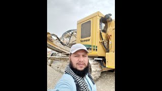 HOW TO WORK VERMEER TRENCHER T955 heavy equipment for cable line in pipeline [upl. by Lledo]