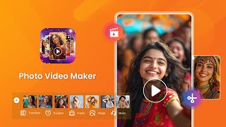 Photo to Video Maker with Music  Create videos using frames  Photo Slideshow Maker [upl. by Dett764]