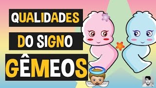 10 QUALIDADES DO SIGNO GÊMEOS [upl. by Baillieu329]