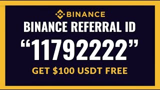 Binance Referral ID Code optional What is it Where To find one [upl. by Ekenna]