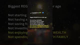 Regret Realize amp Restart for Wealth 💡💰 investing growyourwealth growth [upl. by Zacks882]