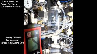 Inside a Fully Automatic Coffee Machine Cleaning Cycle Process Control [upl. by Omrelliug]