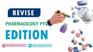 Pharmacology 💊 PYQ Revision with Dr Kamal K V for FMGE ✨📚 [upl. by Noelyn]