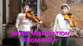 These Italian brothers playing Cold Play on a pair of violins will inspire you to feel Majical today [upl. by Adnolohs283]