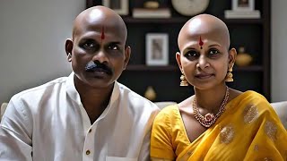 ladies headshave in thiruchendur murugan temple long hair mottai girl [upl. by Aliuqaj]