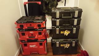 Dewalt vs Milwaukee Packout vs Toughsystem [upl. by Ilyssa958]