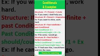 How to use Conditionals in English  10 minute class  shorts [upl. by Kiele]