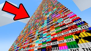 EU e MEU MELHOR AMIGO EXPLODIMOS UMA TORRE GIGANTE de 10000 TNTS CUSTOMIZADAS no minecraft [upl. by Natal]