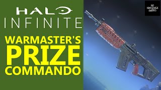 Warmasters Prize Commando Halo Infinite Location  Weapon Coating [upl. by Toland]