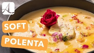 Soft Polenta with Orange and Flower Petal Butter [upl. by Donahue231]