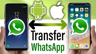 How to transfer WhatsApp Messages Data Between iPhone and Android 2020 [upl. by Nibram91]