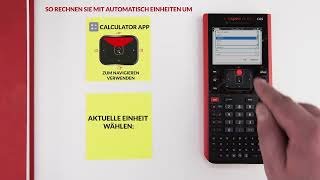 TINspire™ CX IIT CAS Einheiten automatisch umrechnen [upl. by Harriett]