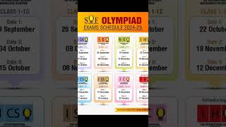 Sof Olympiad Timetable 202425 olympiad science maths english [upl. by Ianej]