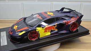 118 TP Lamborghini Aventador GT EVO LB Sihouette WORKS Redbull [upl. by Arev]