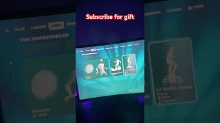 Subscribe for gift 🎁🙏🏼fortnite [upl. by Elleret348]