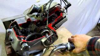 Tomos APN a 50cc moped engine working model [upl. by Zinnes735]