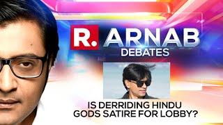 ZubairHypocrites Try To Lionise Him Is Derriding Hindu Gods Satire For Lobby  Arnab Debates [upl. by Esyned]