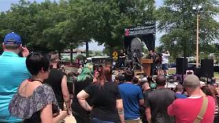 Spokesman for the Satanic Temple speaks in Little Rock [upl. by Emelun]