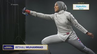 Breaking Barriers  Ibtihaj Muhammad becomes first US athlete to wear hijab at Olympics [upl. by Harriman]