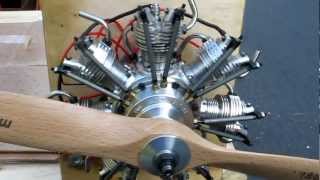 UMS 735 Radial engine [upl. by Noevad]