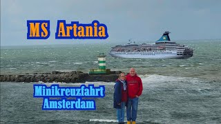 MS Artania Minikreuzfahrt Amsterdam Phoenix Reisen [upl. by Ahsinak]