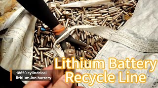 New Pyrolysis Lithium Battery Recycling Plant [upl. by Pillow]