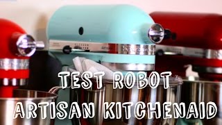 DEMONSTRATION ET TEST ROBOT PATISSIER  ROBOT ARTISAN KITCHENAID 48L [upl. by Kendre]