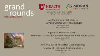 Traumatic Carotid Cavernous Fistulas Flipped Class Didactics ND YAG Laser Posterior Capsulotomy [upl. by Haydon]