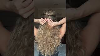 Curly Hairstyle Inspiration Heatless Elegant amp Quick tutorial ✨ [upl. by Ivana622]