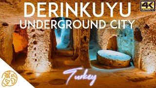 Derinkuyu Underground City Turkey Tour Documentary [upl. by Leveroni544]